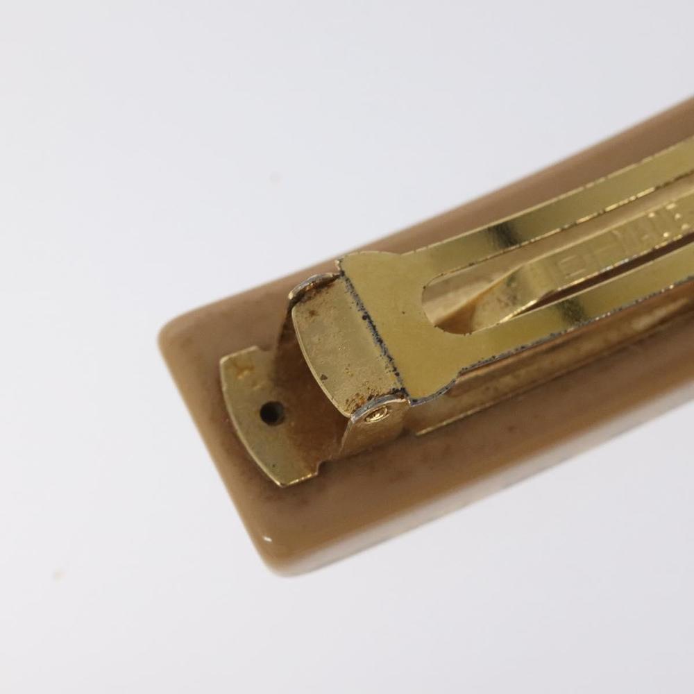 LOUIS VUITTON Baretta Anclusion Hair Clip metal Beige M65305 LV Auth bs26289 - Picture 4 of 7